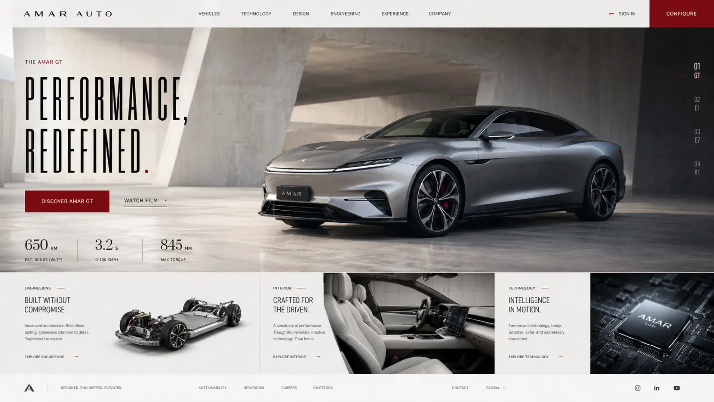 Amar Auto, a car launch site